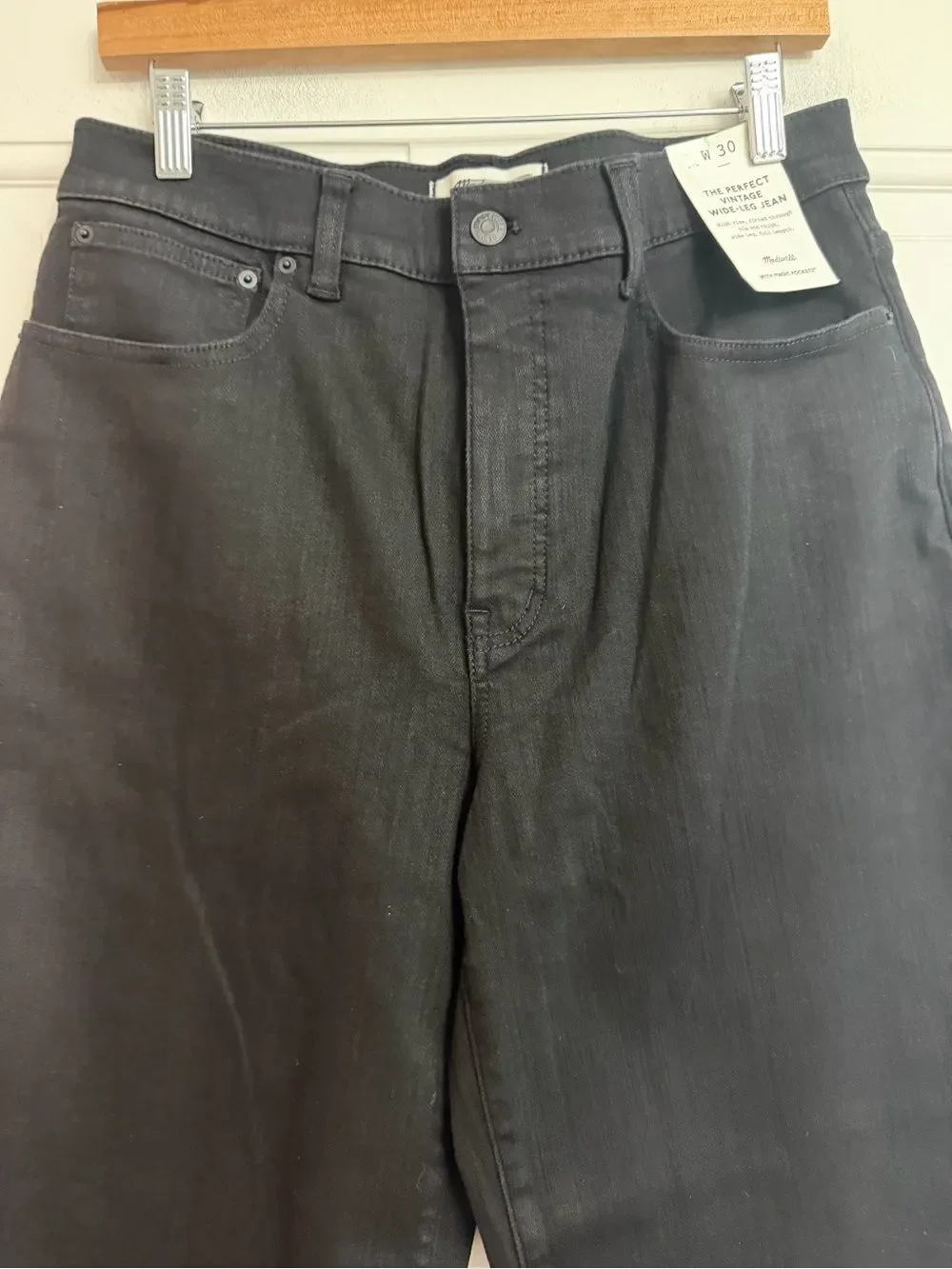 Madewell  The Perfect Vintage Wide-Leg Jean NWT Size 30